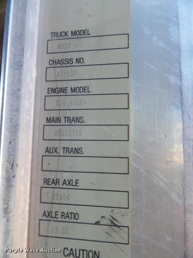 image for item DA7620 1996 Kenworth W900 semi truck