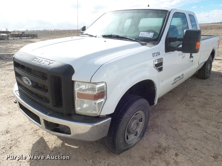 image for item DA7625 2008 Ford F250 Super Duty SuperCab pickup truck
