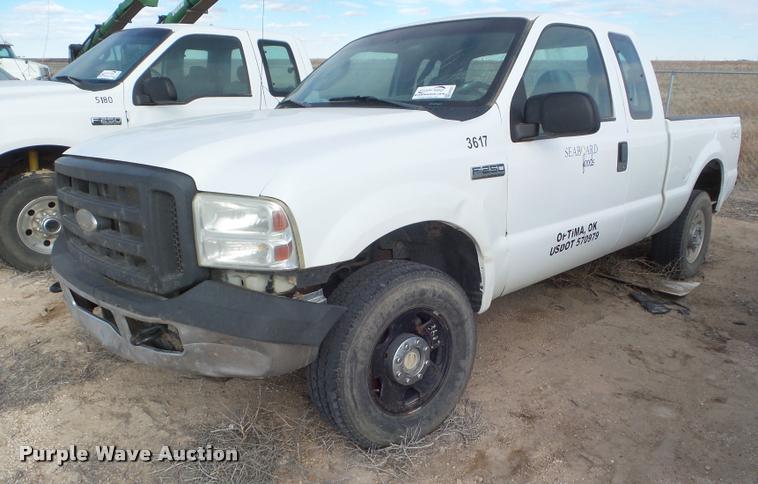 image for item DA7627 2007 Ford F250 Super Duty SuperCab pickup truck