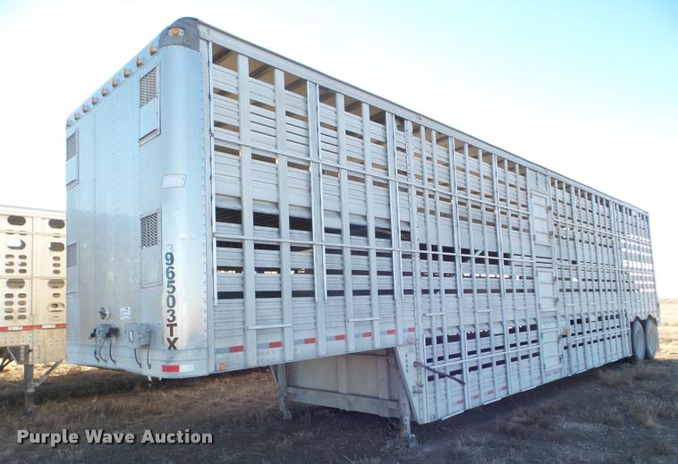 image for item DA7646 1996 Eby livestock trailer
