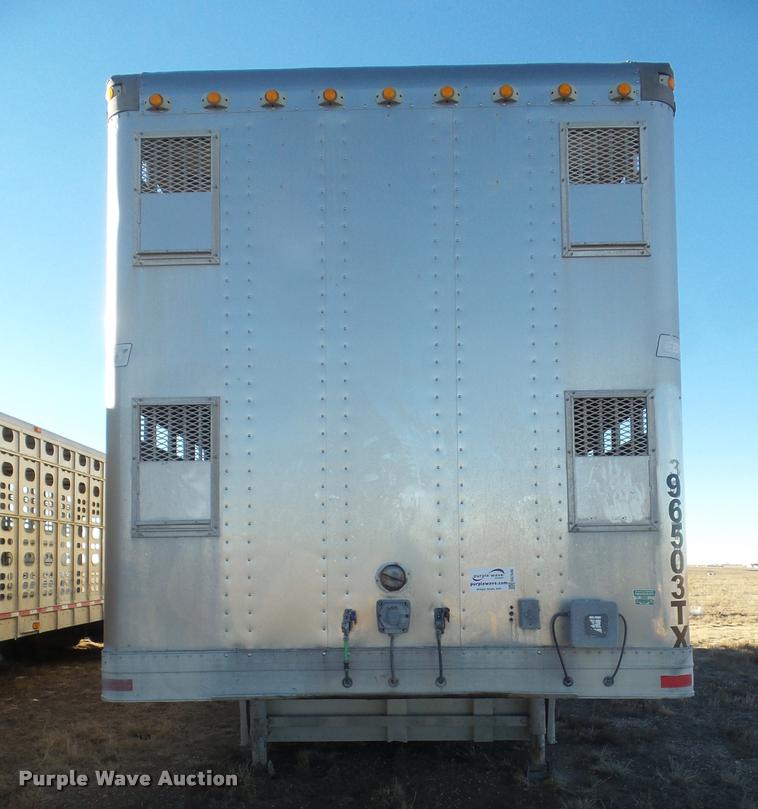 image for item DA7646 1996 Eby livestock trailer