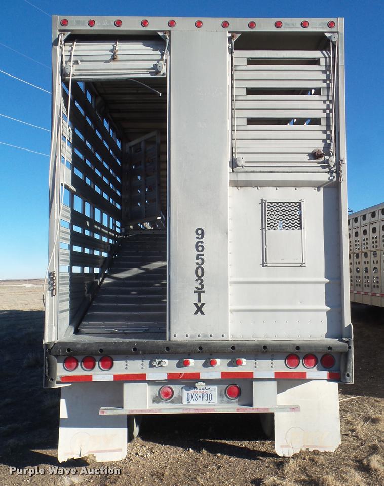 image for item DA7646 1996 Eby livestock trailer