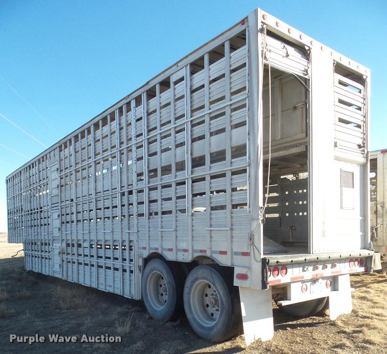 image for item DA7646 1996 Eby livestock trailer