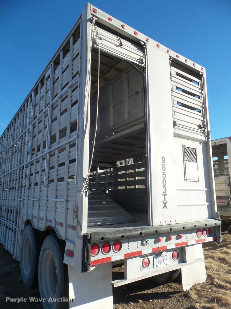 image for item DA7646 1996 Eby livestock trailer