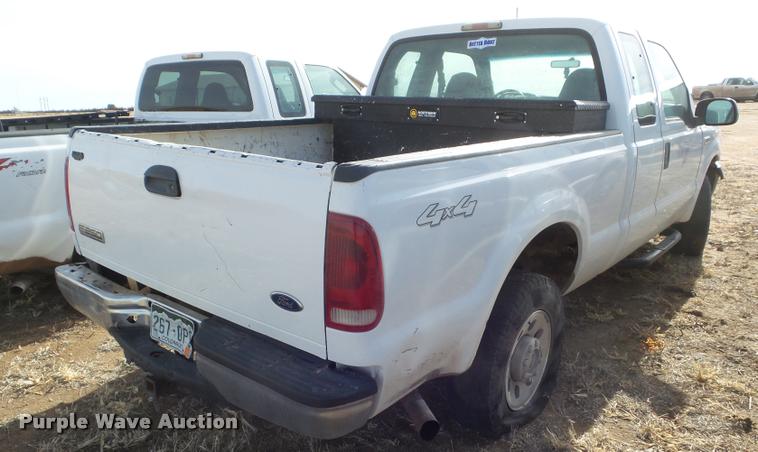 image for item DA7659 2007 Ford F250 Super Duty SuperCab pickup truck
