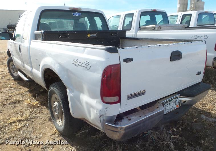 image for item DA7659 2007 Ford F250 Super Duty SuperCab pickup truck