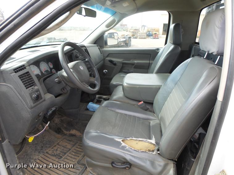 image for item DB1879 2007 Dodge Ram 3500HD flatbed pickup truck