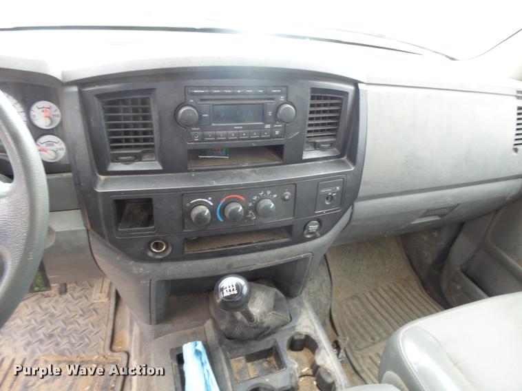 image for item DB1879 2007 Dodge Ram 3500HD flatbed pickup truck