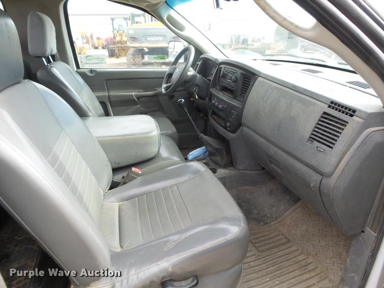 image for item DB1879 2007 Dodge Ram 3500HD flatbed pickup truck