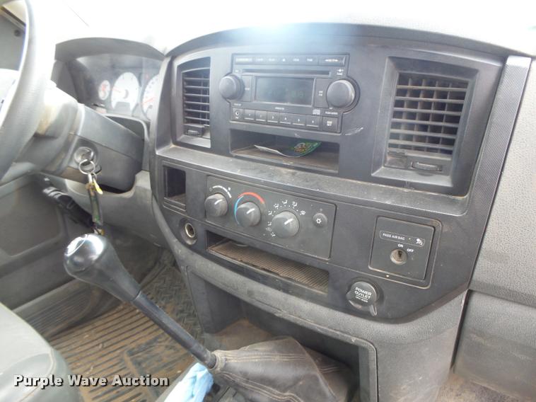 image for item DB1879 2007 Dodge Ram 3500HD flatbed pickup truck