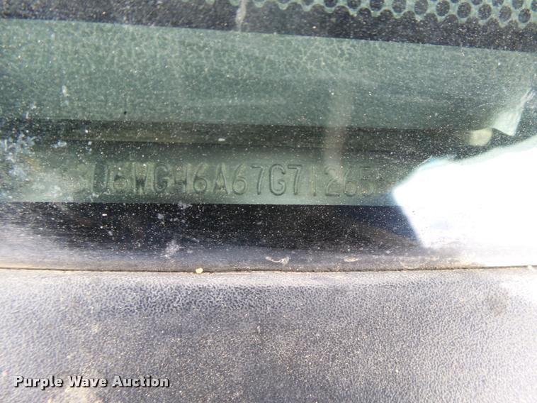 image for item DB1879 2007 Dodge Ram 3500HD flatbed pickup truck