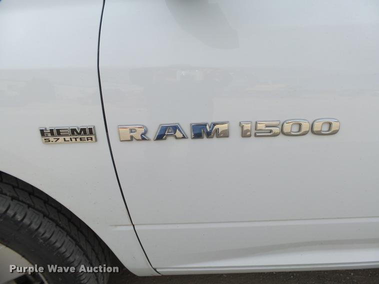 image for item DB1905 2012 Dodge Ram 1500 Quad Cab pickup truck