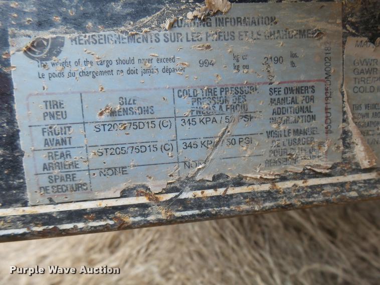 image for item DB2330 Utility trailer