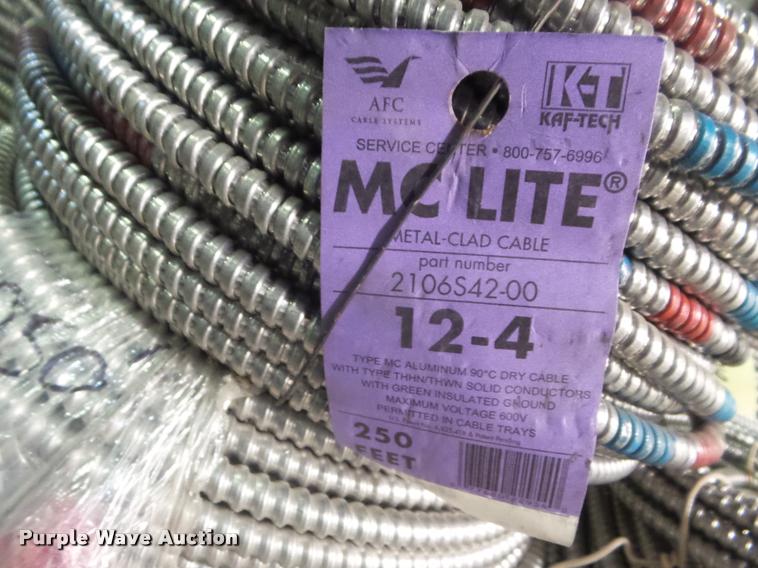 image for item DB9756 (13) spools of MC cable