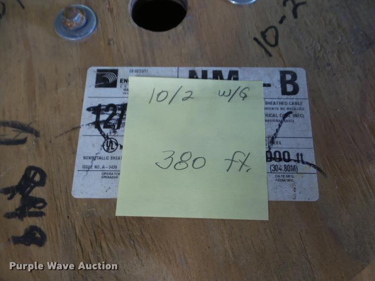 image for item DB9757 (9) spools of wire