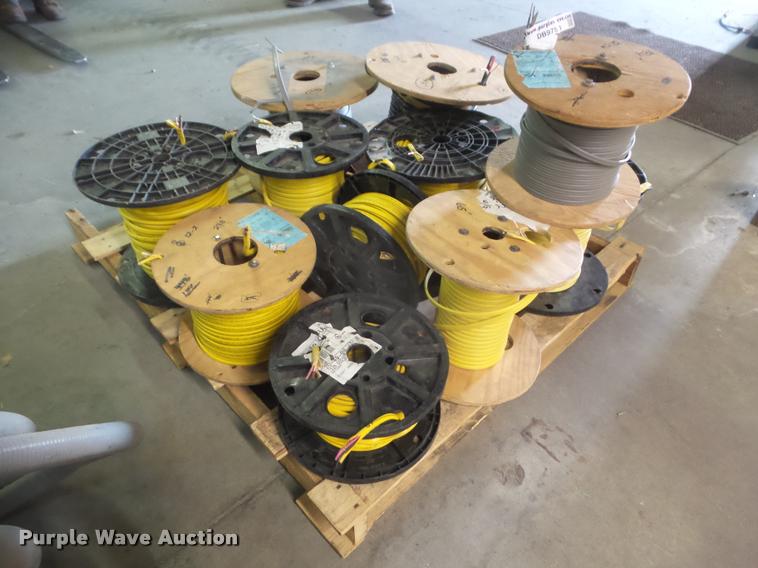 image for item DB9758 (11) spools of wire