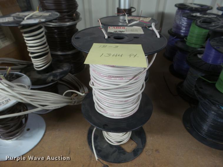 image for item DB9759 (53) spools of wire