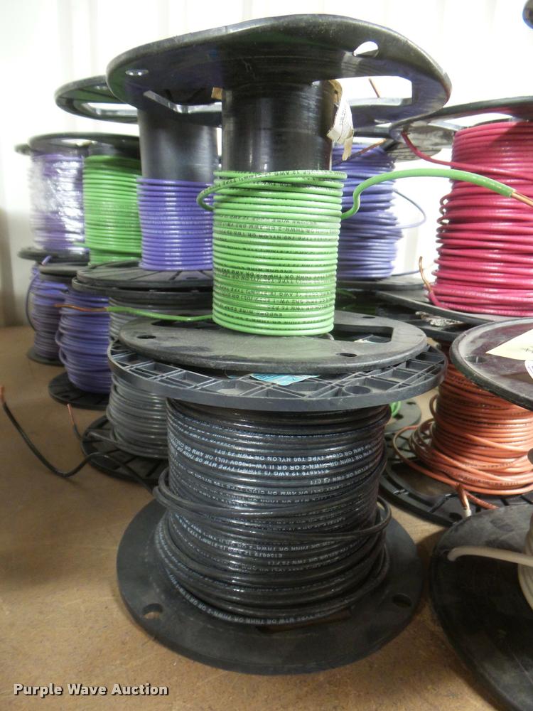 image for item DB9759 (53) spools of wire