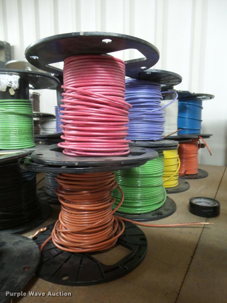 image for item DB9759 (53) spools of wire