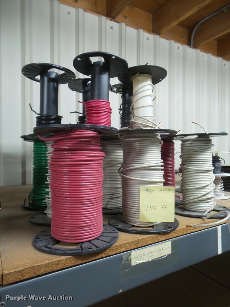 image for item DB9759 (53) spools of wire