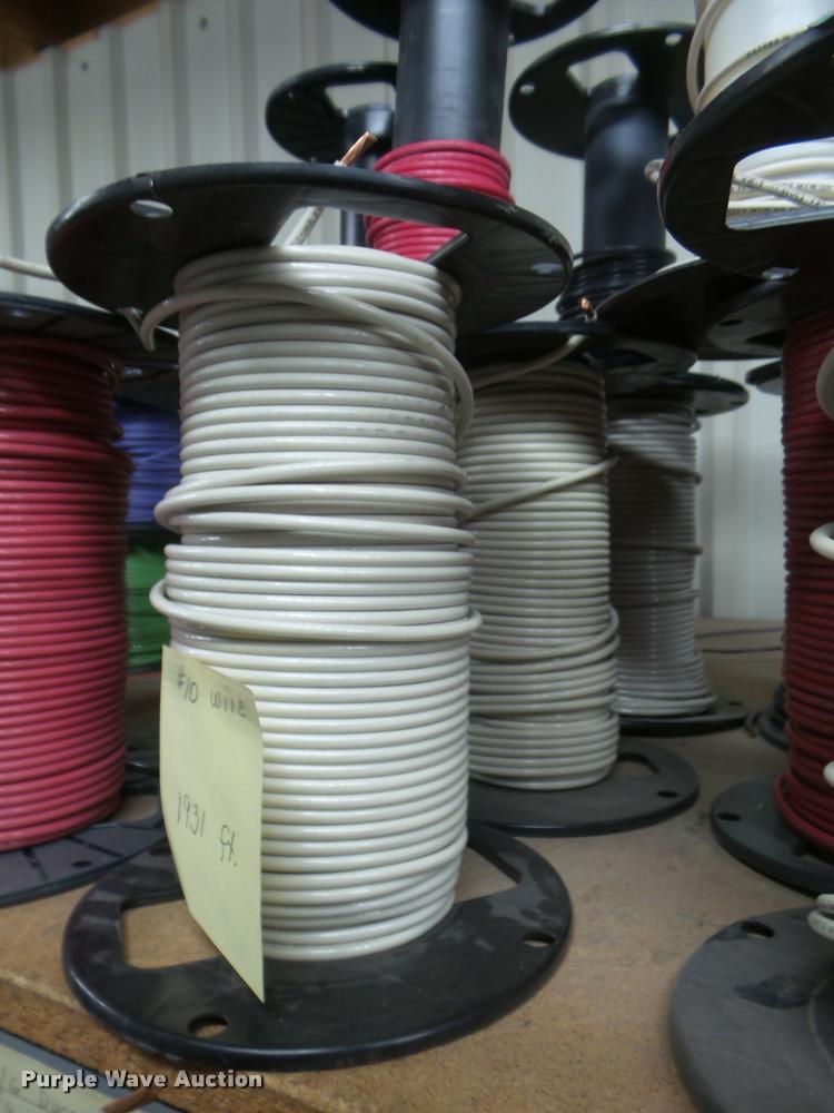 image for item DB9759 (53) spools of wire