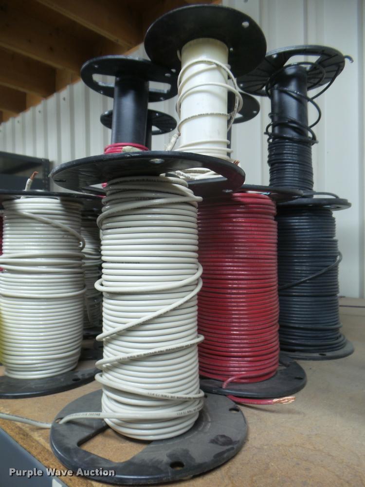 image for item DB9759 (53) spools of wire