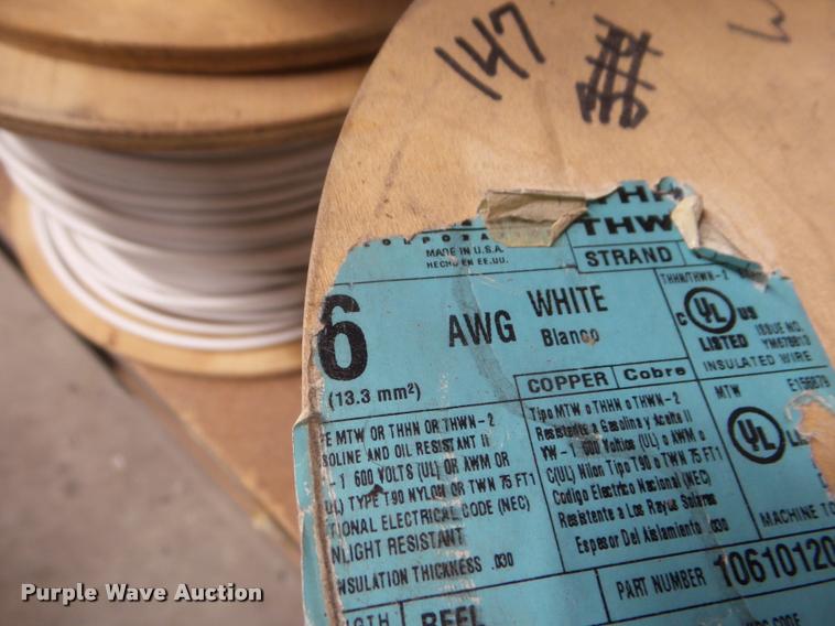 image for item DB9760 (17) spools of wire