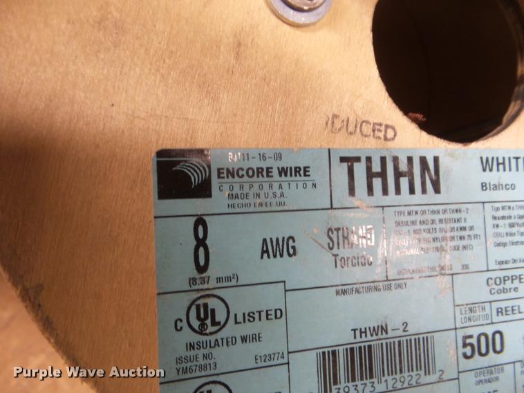 image for item DB9760 (17) spools of wire