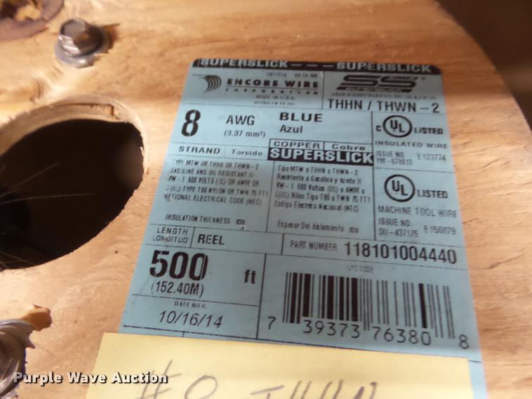 image for item DB9760 (17) spools of wire