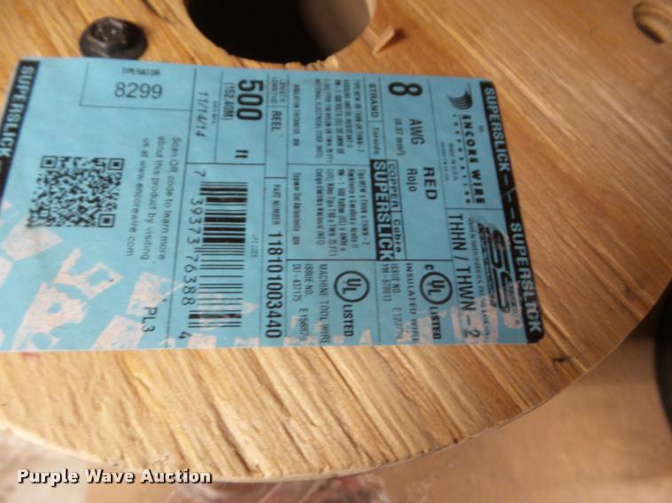 image for item DB9760 (17) spools of wire