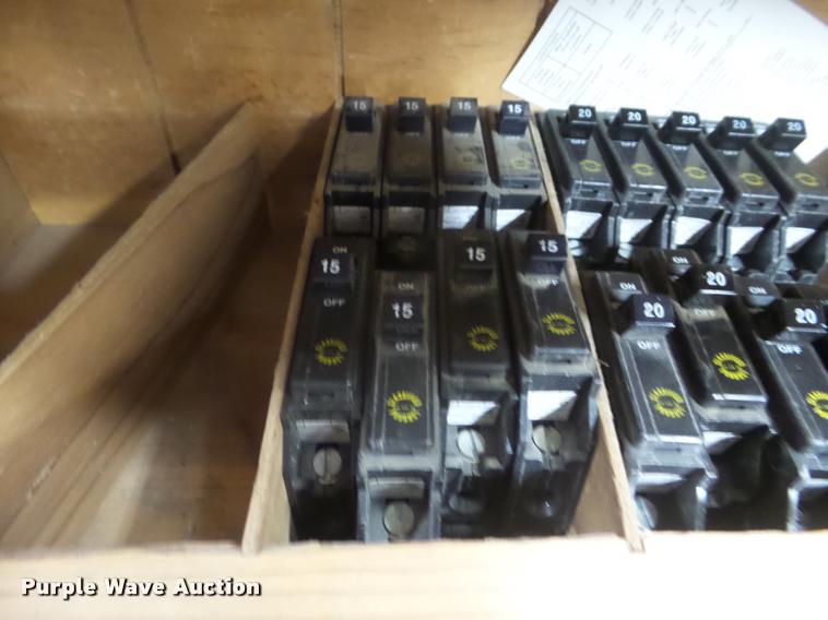 image for item DB9779 Square D breakers