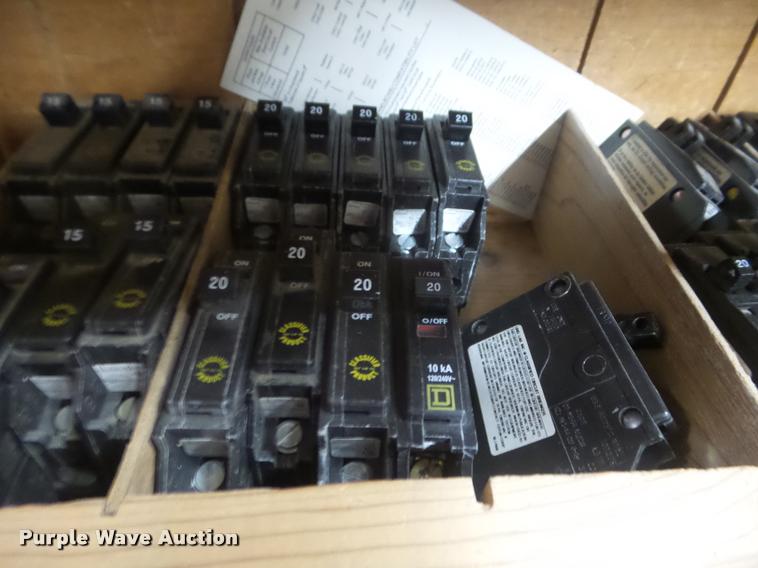 image for item DB9779 Square D breakers