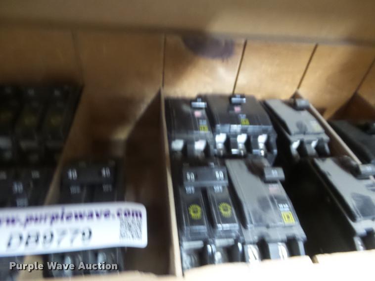 image for item DB9779 Square D breakers