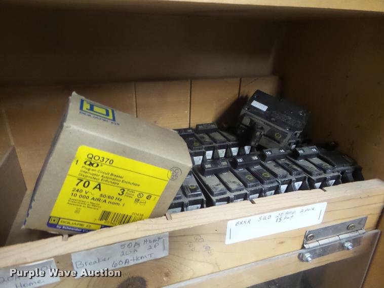 image for item DB9779 Square D breakers