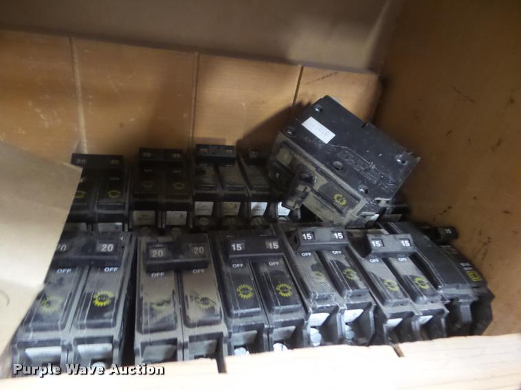 image for item DB9779 Square D breakers