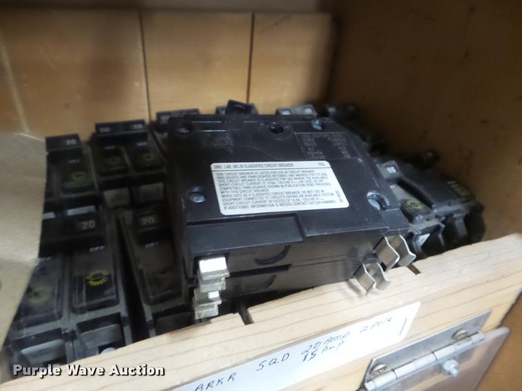 image for item DB9779 Square D breakers