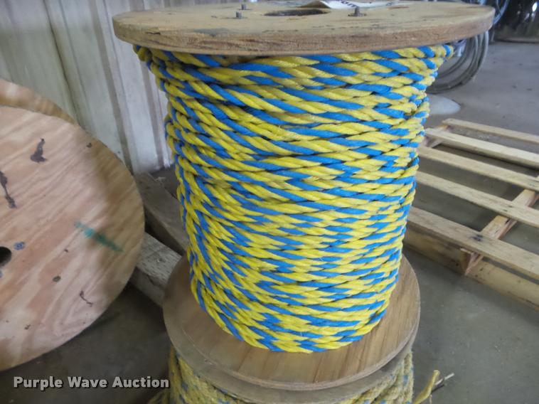 image for item J8763 (5) spools of poly rope