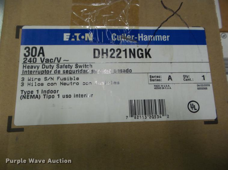 image for item J8765 (14) disconnect boxes