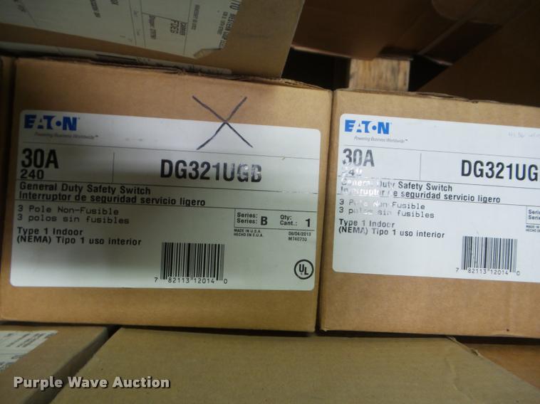 image for item J8765 (14) disconnect boxes