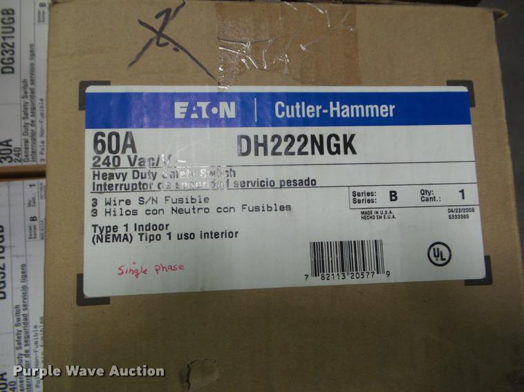 image for item J8765 (14) disconnect boxes