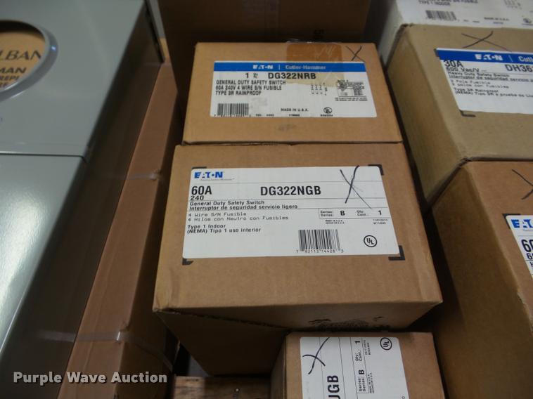 image for item J8765 (14) disconnect boxes