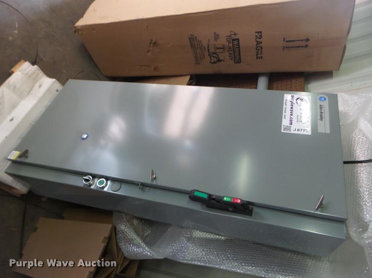 image for item J8773 Allen Bradley size 3 solid state pump control panel