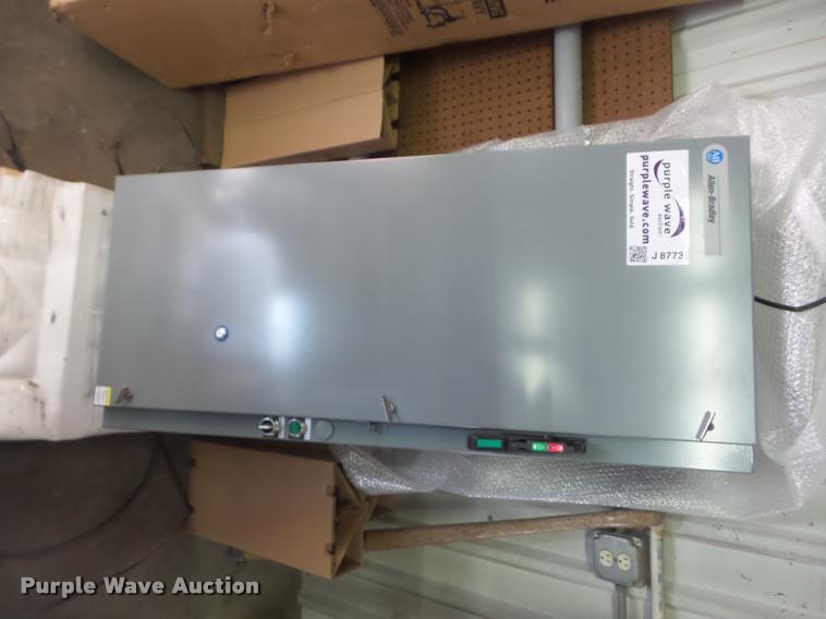 image for item J8773 Allen Bradley size 3 solid state pump control panel