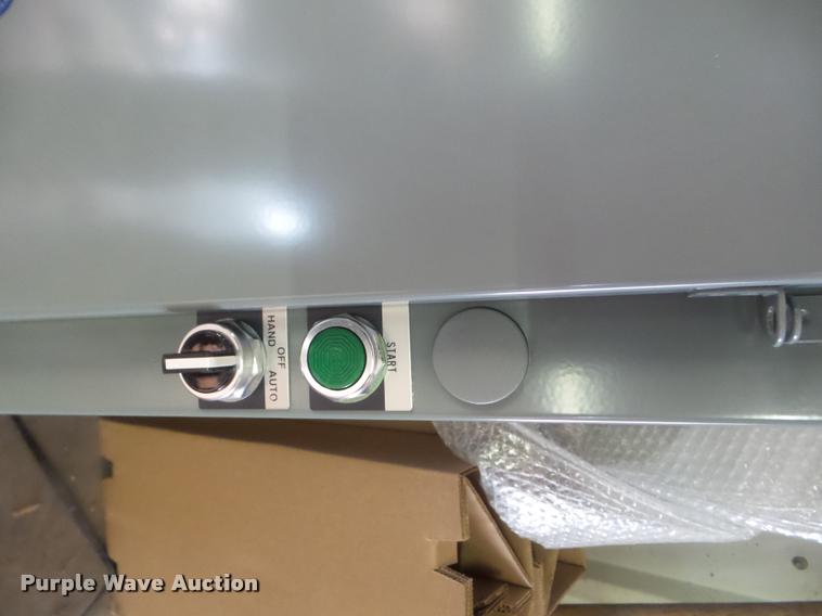 image for item J8773 Allen Bradley size 3 solid state pump control panel