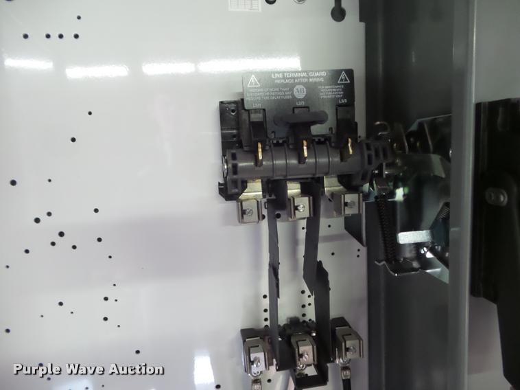 image for item J8773 Allen Bradley size 3 solid state pump control panel