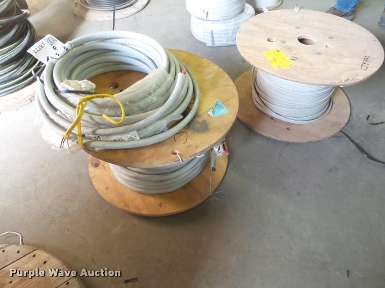 image for item J8777 (3) spools of wire