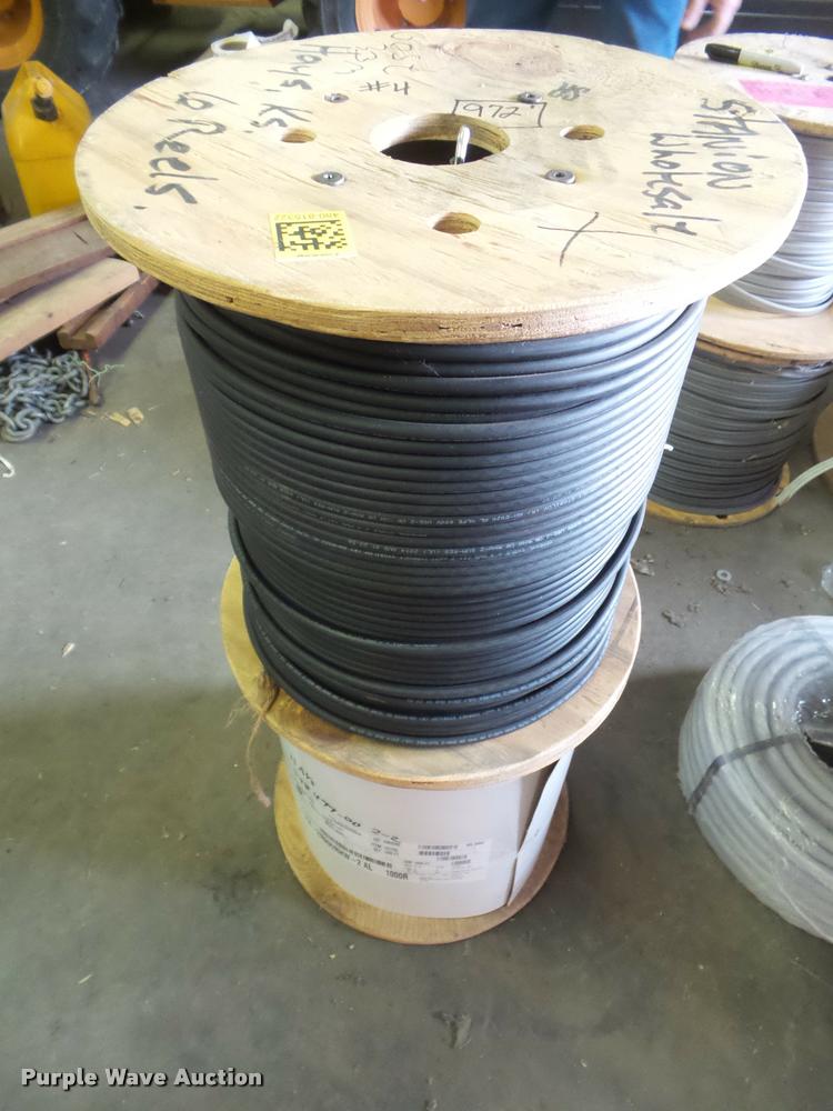image for item J8782 (2) spools of no. 4 wire