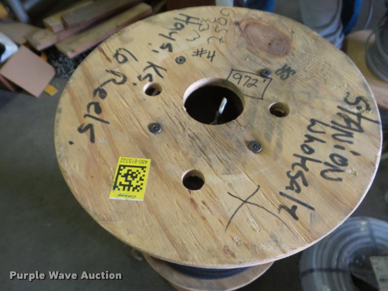 image for item J8782 (2) spools of no. 4 wire