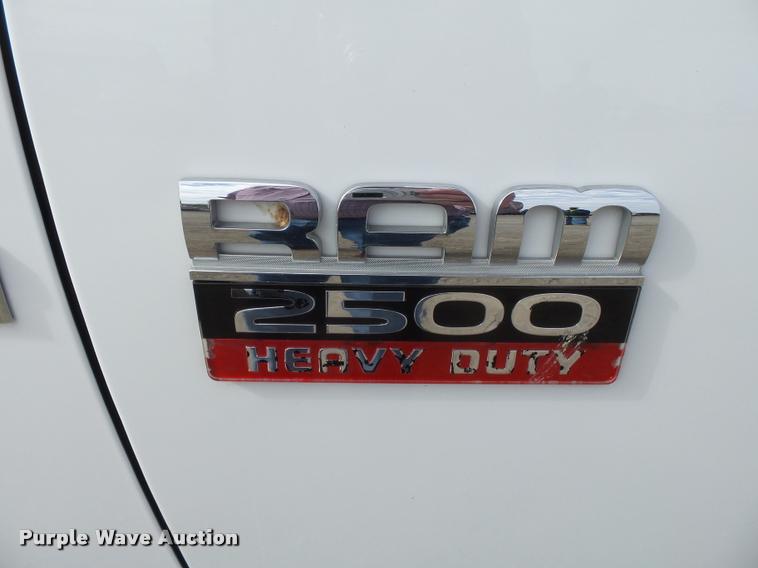 image for item K3398 2012 Dodge Ram 2500 Quad Cab pickup truck