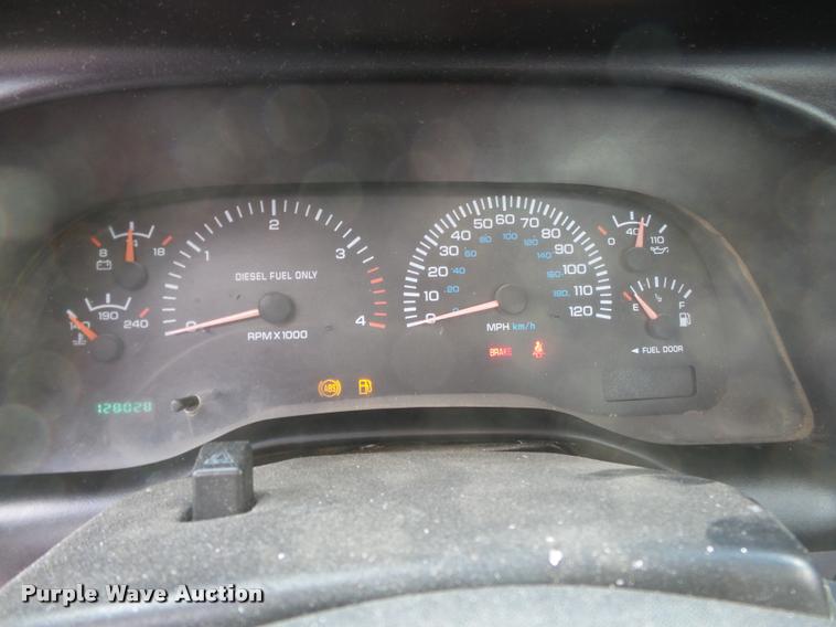 image for item K3401 2001 Dodge Ram 3500 flatbed pickup truck